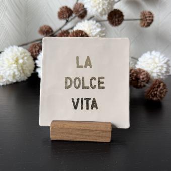 La dolce vita, beige, goud 