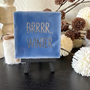 Brrrr.. Winter blauw, zilver