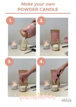 Powder candle - Maak je eigen kaars!
