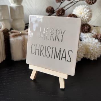 Merry christmas beige, goud 