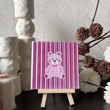 Roze Teddybeer